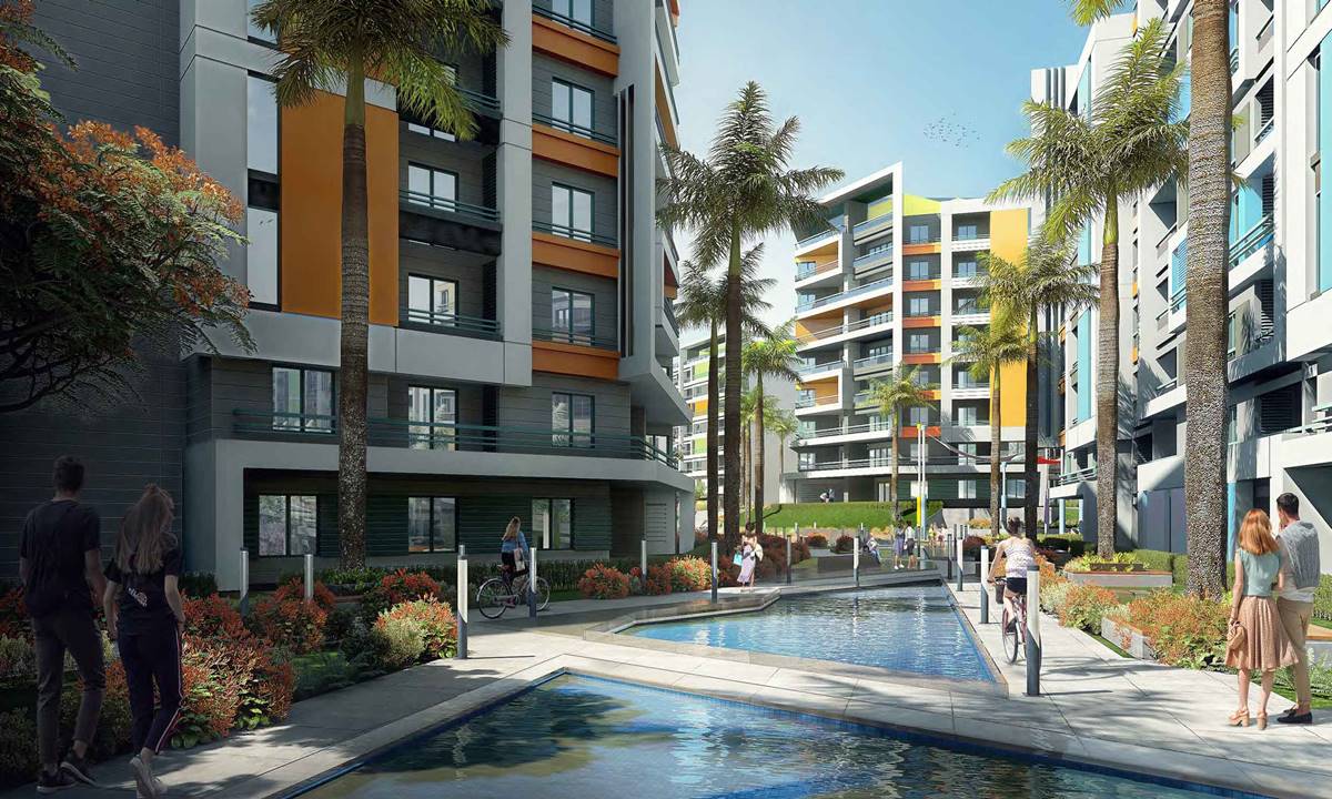 للبيع شقة بكمبوند الموندو العاصمة الادارية الجديدة بمساحة 160 متر