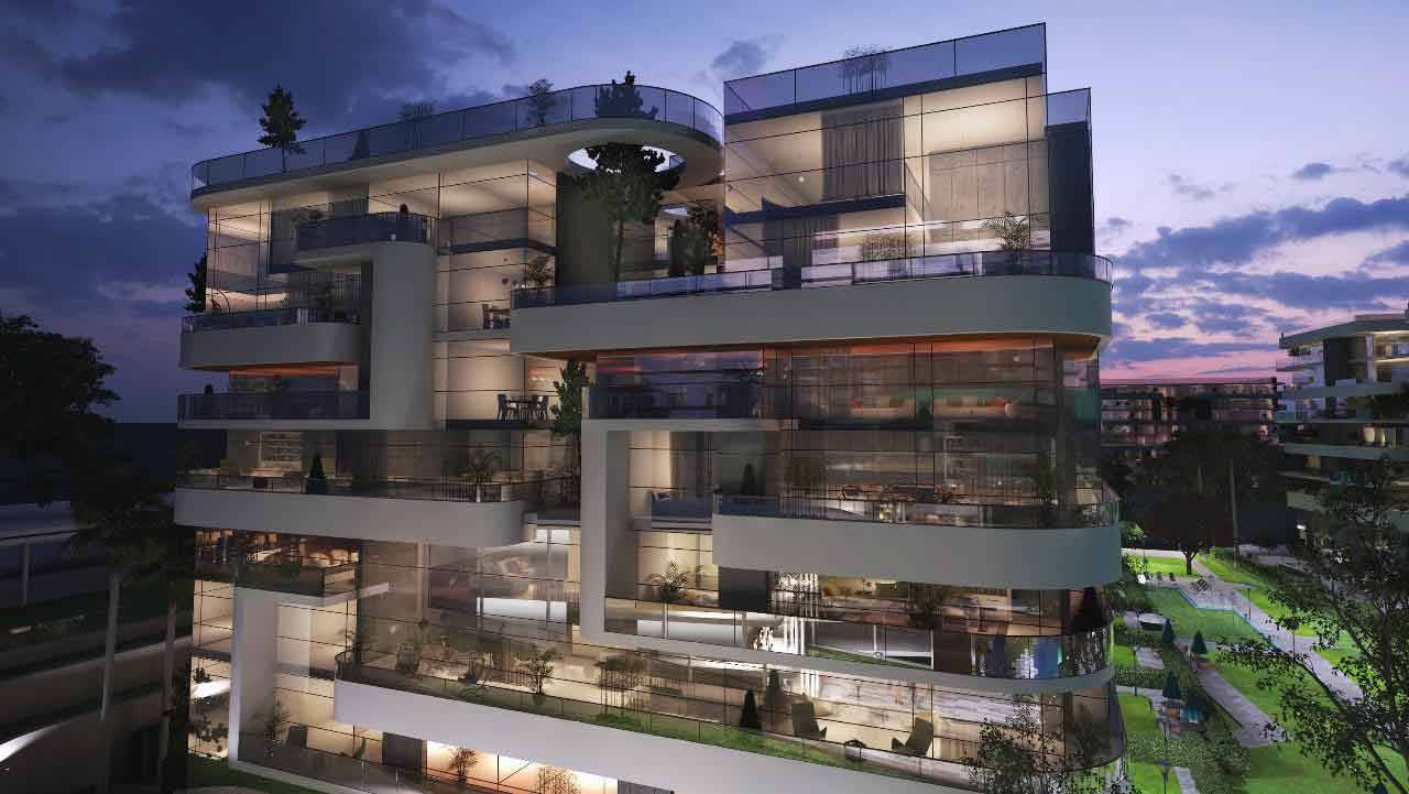 شقة بكمبوند ذا كيرف العاصمة الجديدة 130 متر للبيع