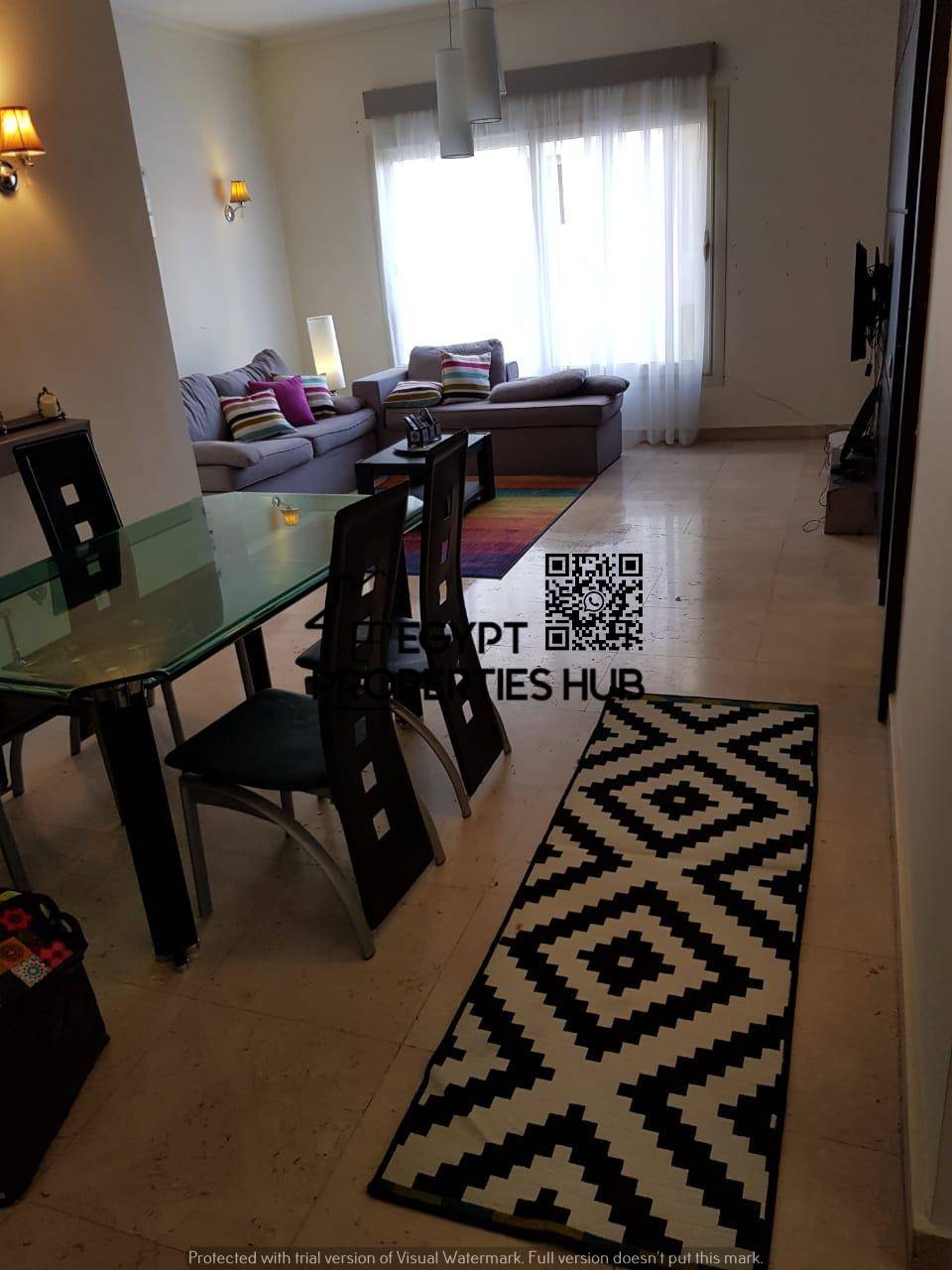 In side Compound Ultra Modern One bedroom apartment for rent | Palm hills The village gate